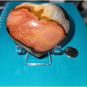 Polychrome Ocean Jasper Heart